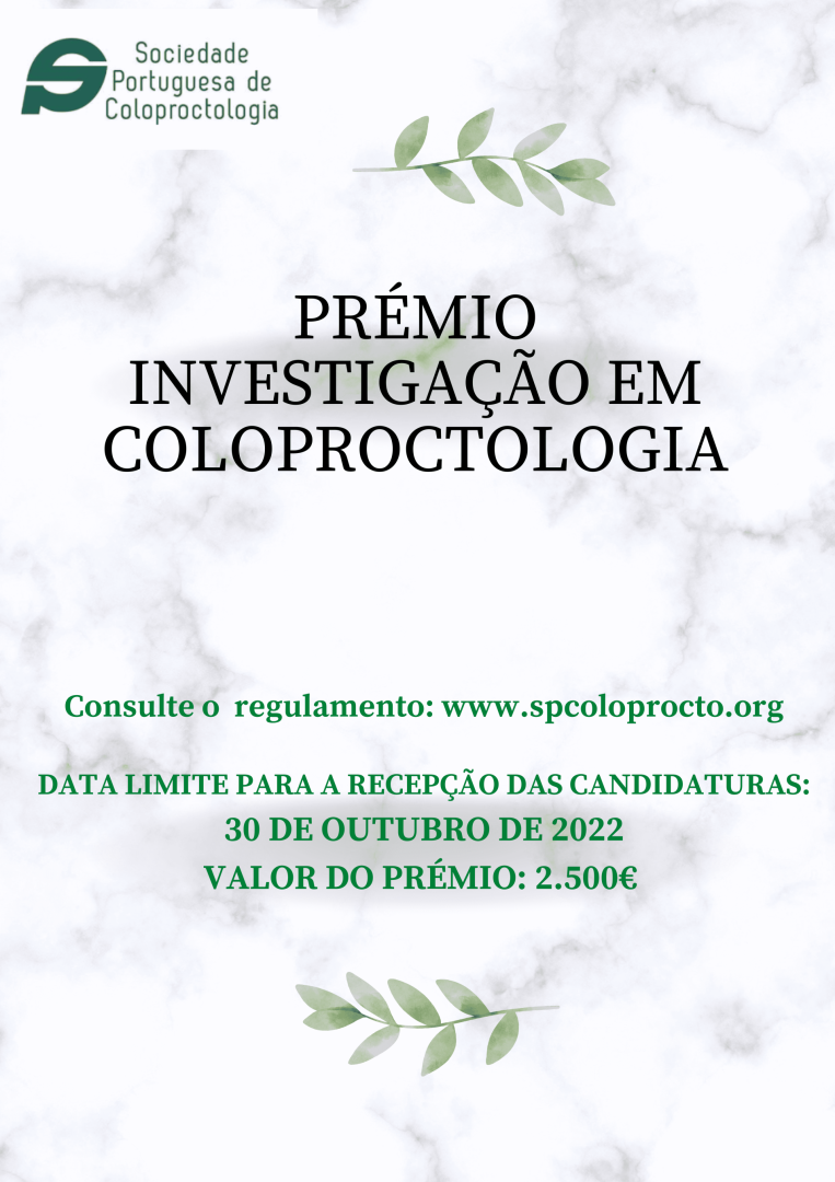 Prmio Investigao em Coloproctologia